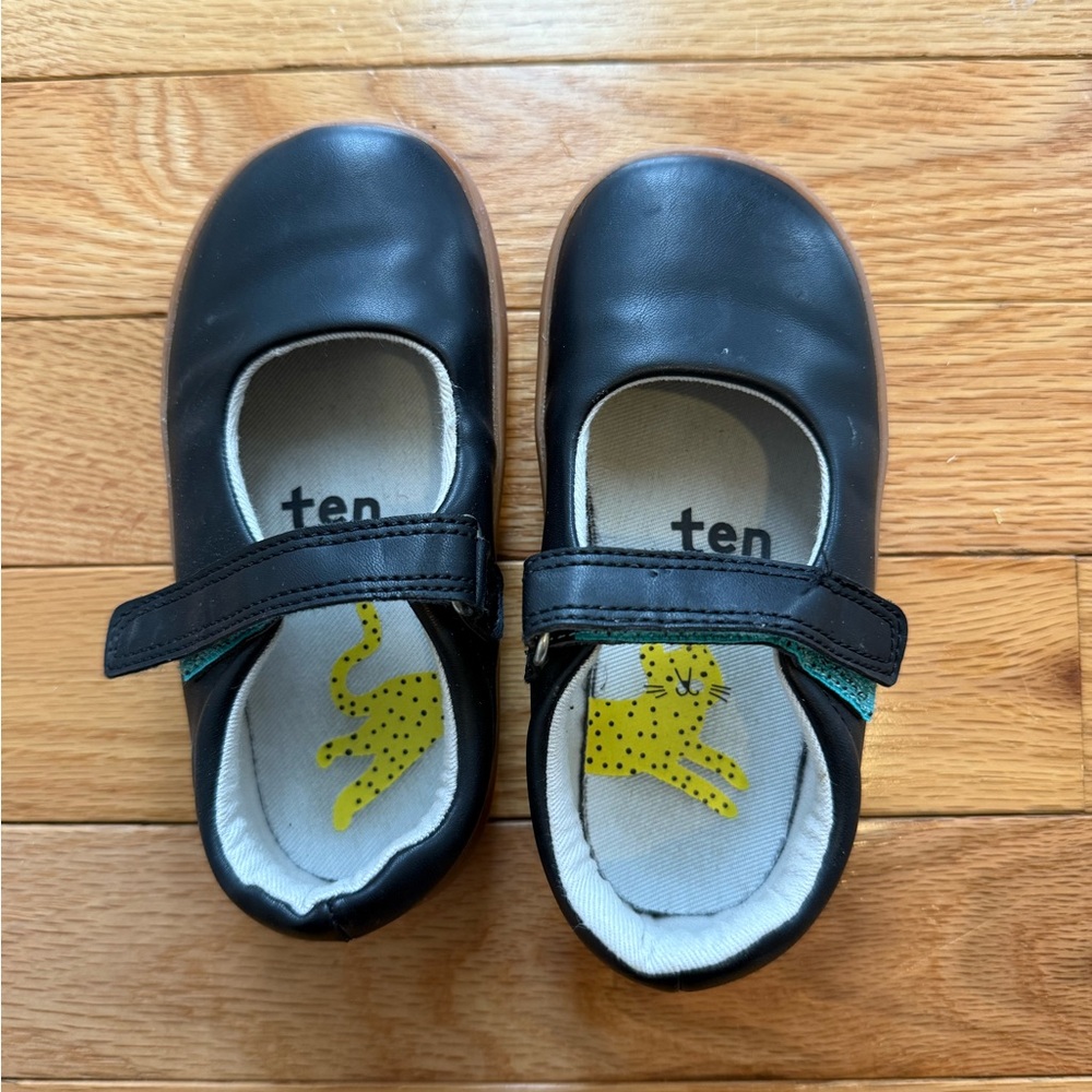Ten Little Black Kids Dress Shoes